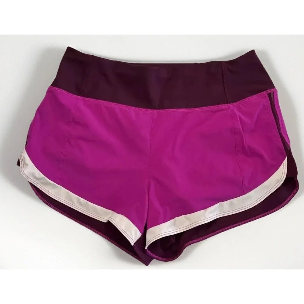 ATHLETA RUNNING FREE COLORBLOCK‎ SHORTS EUC SIZE SMALL EC